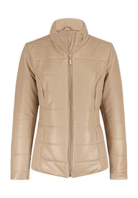 Sieh an! - Lederimitat-Jacke - beige