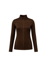 SMILODOX - Trainingsjacke Velvara - Braun Leo