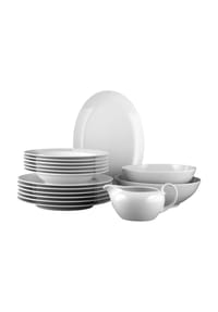 Seltmann Weiden Tafelservice Rondo Liane Weiß 16er Set weiß - RONDO - weiß