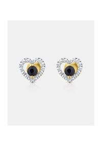 Diamant L'eternel - Ohrstecker, mit Saphir, 375 Gelbgold - gold