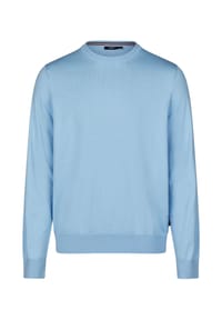 HECHTER PARIS - Pullover KNIT CREWNECK Aus leichtem Modal-Mix - light blue