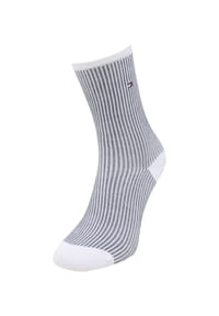TOMMY HILFIGER - Socken, Ripp-Optik, für Damen - 001  BLACK