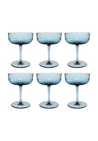 like. by Villeroy & Boch Sektschalen / Dessertschalen Like Glass 100 ml 6er Set - LIKE GLASS - blau