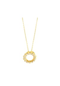 diamonds by Ellen K. - Halskette 375/- Gold 14 Diamant 0,10ct. - gelb