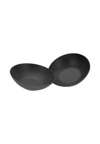 CreaTable Soft Touch Schwarz Salatset 2-tlg - Soft Touch - Schwarz