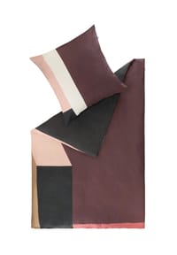 SCHÖNER WOHNEN KOLLEKTION - Satin-Bettwäsche "Jolie" - ROT