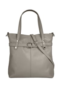 Cluty - Shopper Echt Leder, Made In Italy - beige