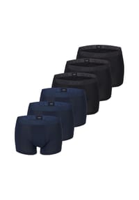JOOP! - Herren Boxershorts, 6er Pack - Everyday, Basic, Cotton Stretch, Logo - Blau