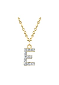 GLANZSTÜCKE MÜNCHEN - Damen Kette aus 925/- Sterling Silber in Gelbgold mit Zirkonia - gelbgold