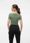 VERO MODA® T-Shirt, Slim-Fit, U-Boot-Ausschnitt, für Damen Bild 3