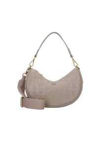 LACOSTE - Maheki Maheki Schultertasche Leder 24 cm - simply taupe