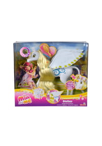 Simba - Magisches Einhorn Mia Onchao, Haar Styling, mit Sound, 25 cm - mehrfarbig