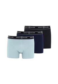 WestmarkLondon - Retro Short / Pant 3er Pack Atlas - Black / Navy / Blue