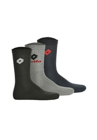 LOTTO - 3er Pack Tennissocken Frottee - Grau