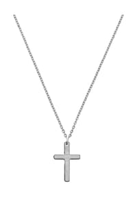 XENOX - Herren Kette mit Anhänger, Edelstahl - SILBERFARBEN