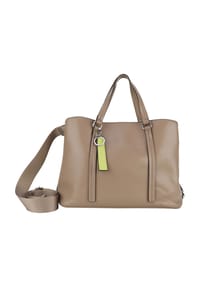 GERRY WEBER - SPING FEELING Shopper, Reißverschluss, Kunstleder, für Damen - 104 TAUPE