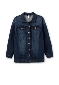 sheego - Jeansjacke - blue denim