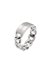 EMPORIO ARMANI N/A - Emporio Armani Herren-Bandring Edelstahl, EGS3305040 - Silber
