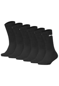 PUMA® - Kinder Socken, 6er Pack - Sport Junior, Frottee-Sohle, Rippbündchen, Logo - Denim