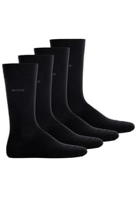 BOSS - Herren Socken, 4er Pack - 4P RS Uni CC, Kurzsocken, Combed Cotton - Marine