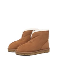 EVERAU® - Damen Hausschuhe Owl - CHESTNUT
