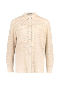 BETTY BARCLAY - Hemdbluse mit Knopfleiste - Beige