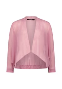 Vera Mont - Blusenjacke ohne Verschluss - 6179 STR AUBERGINE
