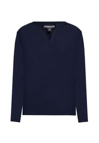 MANGUUN collection - Langarmshirt, Split-Neck, für Damen - 1 STONE