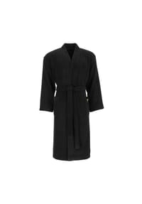 VOSSEN® - VOSSEN® Damen & Herren Bademantel "Woodstock" - schwarz