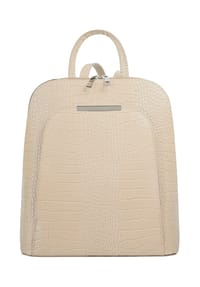 Cluty - Rucksack Echt Leder, Made In Italy - anthrazit