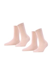 FALKE - Happy Kurzsocken, 2er-Pack, atmungsaktiv, für Damen - 2000 WHITE