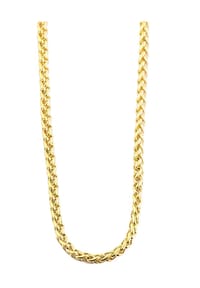 Adelia's - Adelia's Unisex Edelstahl Zopfkette Halskette - gold