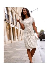 Witt - Jersey-Kleid - sesam-ecru-bedruckt