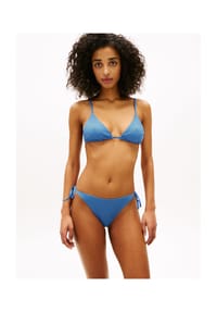 TOMMY HILFIGER - Bikinihose, Stickerei, für Damen - C39 COPENHAGE BLUE