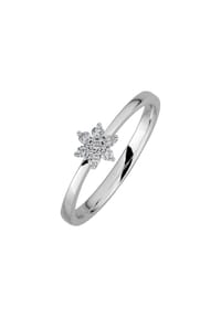 LYOMI - Ring 585/- Gold 7 Diamant Lab Grown 0,13ct. - weiß