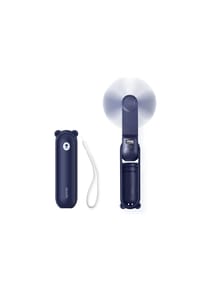 COFI - Jisulife Life8 Mini Handventilator 3in1 mit LED & Powerbank Blau - blau 12 × 4 × 3?cm