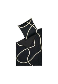 Musterring - Satin Bettwäsche ARTSY - Schwarz
