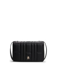 TOMMY HILFIGER - FEMININE Umhängetasche, Emblem, Schnapper, für Damen - BLACK