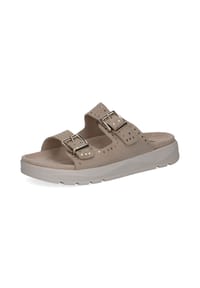 Caprice - Pantoletten - beige suede