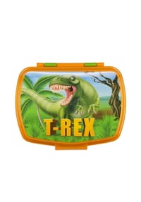COFI - T-REX Kinder Brotdose – Lunchbox Pausenbox Schulbrotbox - Grün 5,6x14x17cm