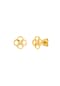 Leaf CLOVER CHARM Damen Ohrstecker, 925er Silber Bild 1