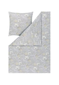 ESTELLA® Bettwäsche Mona - SAMT & SEIDE - 820/SILBER