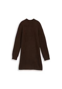 DENIM TOM TAILOR - Strickkleid, Stehkragen, für Damen - 40768 D.BROWN MELA