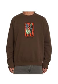VOLCOM - Sweatshirt  FA BOB - braun