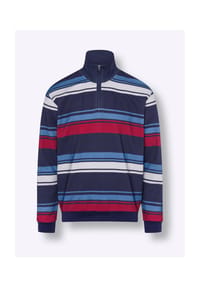Sieh an! - Sweatshirt - nachtblau-geringelt