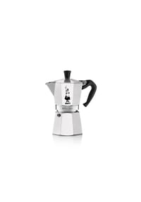 BIALETTI - Espressokocher Moka Express für 4 Tassen, Aluminium, Silber, 190 ml - Silber