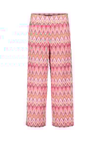 BETTY BARCLAY - Marlene-Hose mit hohem Bund - Red/Rosè