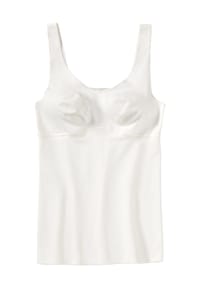 SYLVIA SPEIDEL. - Shape-Top "Anita", V-Ausschnitt, für Damen - ELFENBEIN
