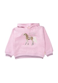 JETTE - Hoodie, Rippbündchen, für Kinder - ICE GREEN