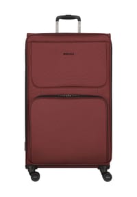 Stratic - BENDIGO LIGHT PLUS 4-Doppelrollen-Trolley, Erweiterungsfunktion, TSA-Schloss - REDWINE